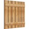 Ekena Millwork Spaced Board-n-Batten Shutters, Rough Sawn Western Red Cedar, 34 3/4W x 32H, PR RBS06S35X032RWR - alternate 2